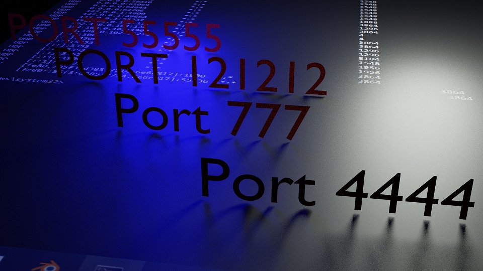 Opening ports using a terminal